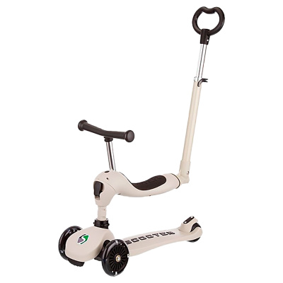 Самокат трансформер трехколесный с ручкой управления Slider IT49GY 1